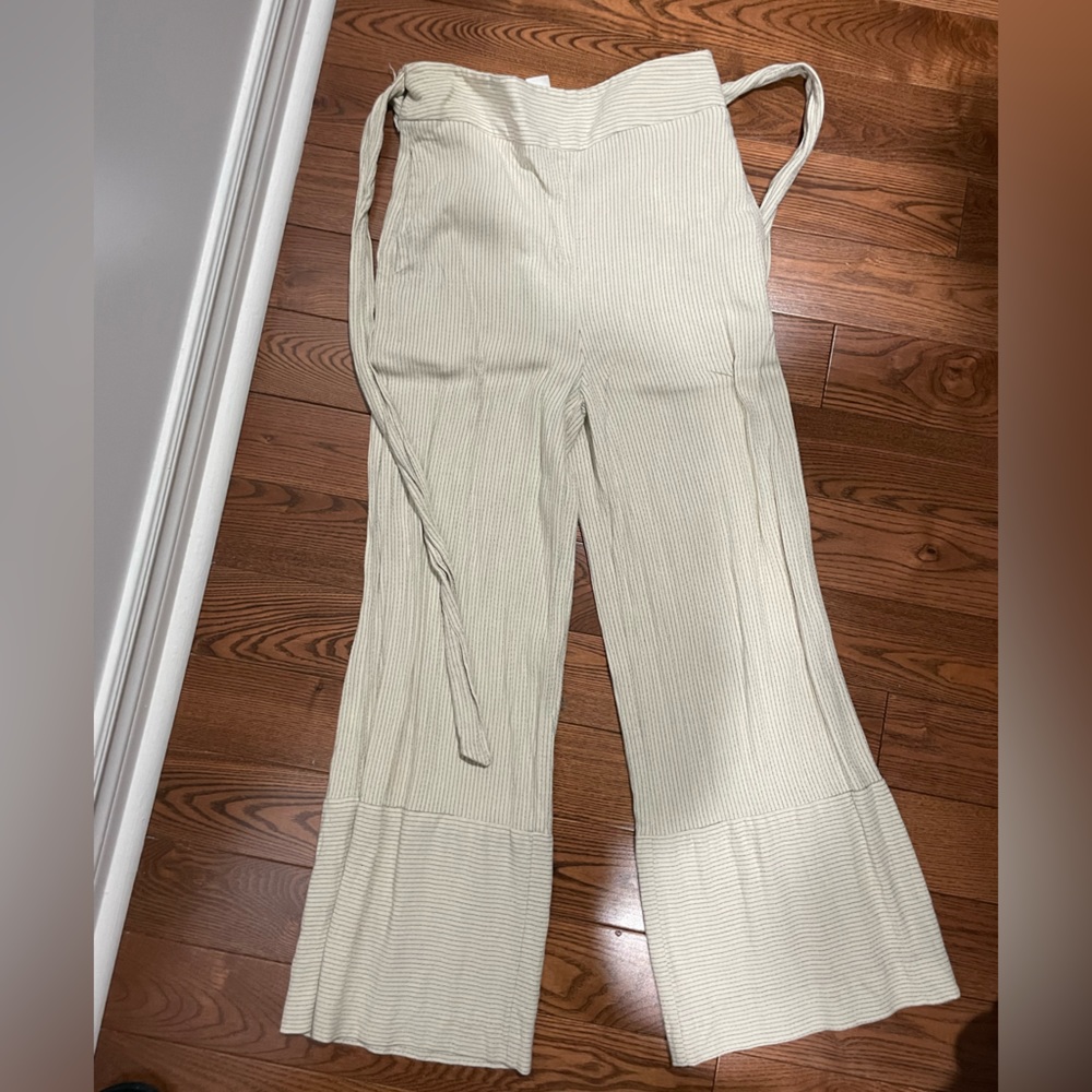 Cropped wide leg pants